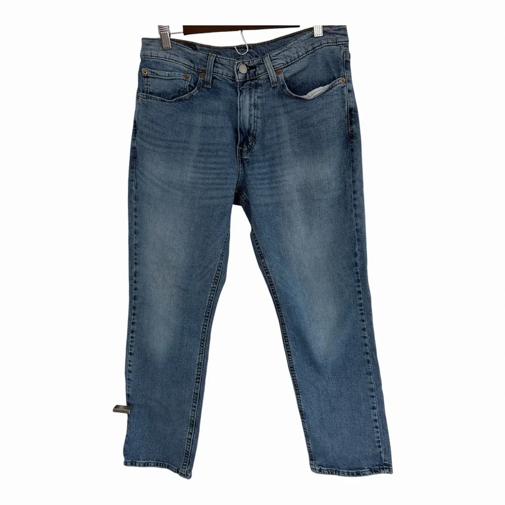 Levis 541 Athletic Taper Jeans Mens 32x27 Light Wash Stretch Denim